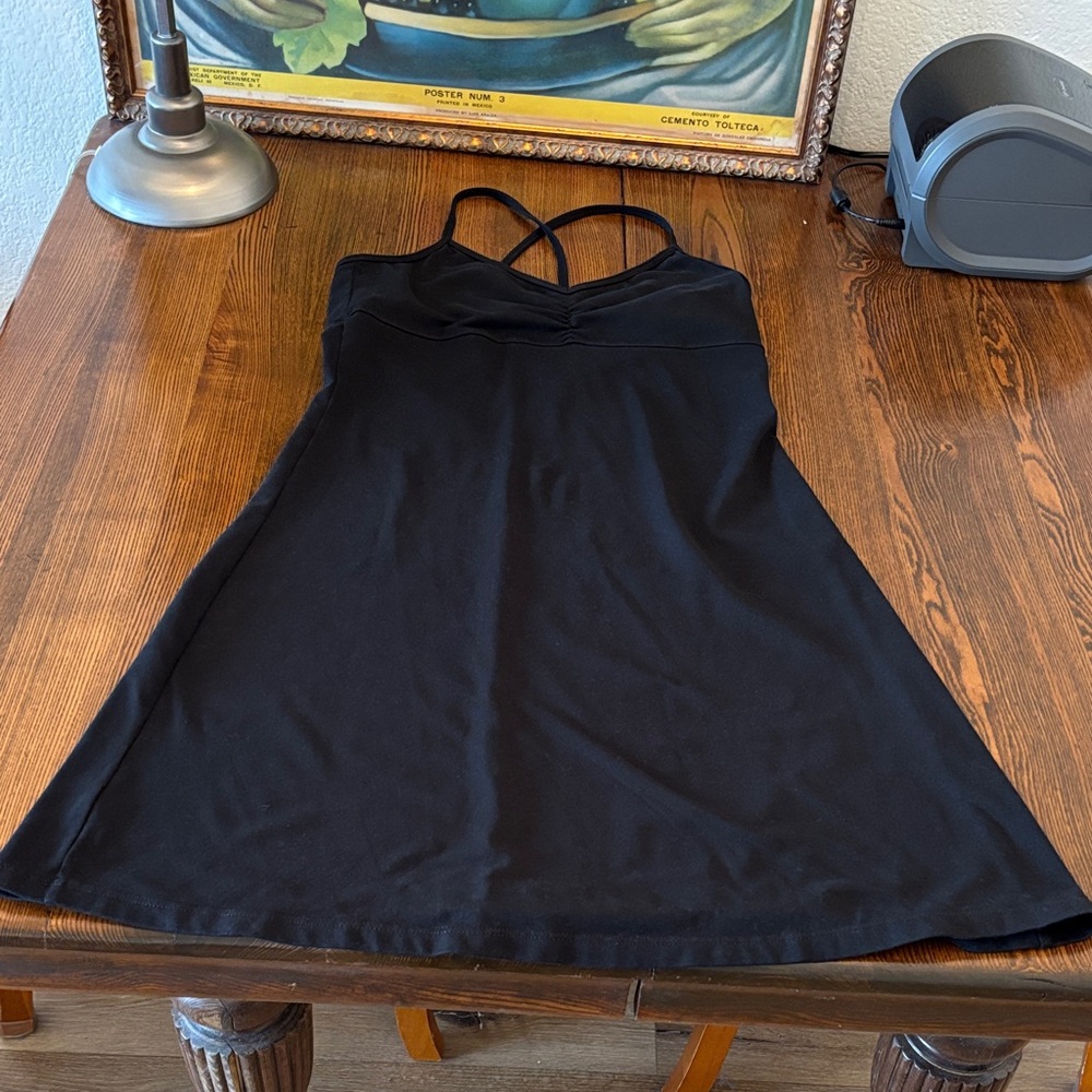 Prana Breathe Black Midi Dress